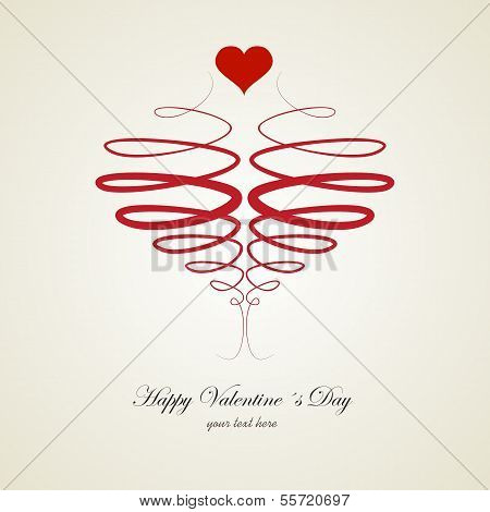 Drawn Graphic Heart Vector Background,wave