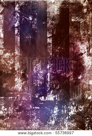 Gloomy Vintage Texture Ideal For Retro Backgrounds. In Dark Colors