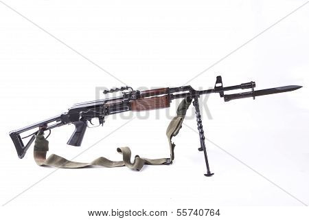 Machinegun With Bayonet