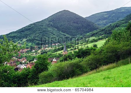 Beautiful Green Hills In Little Village