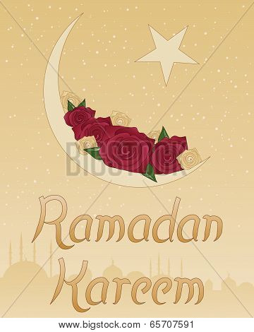 Ramadan Rose Greeting