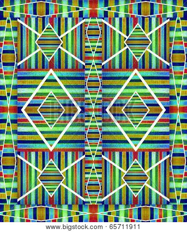 Colorful Geometric Abstract Pattern
