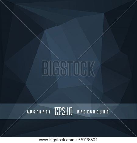 Dark triangle colorful abstract design background template