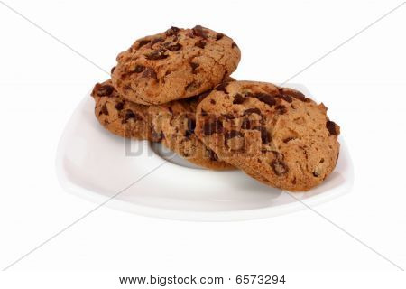 Tee Biscuits On A Plate