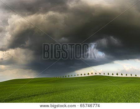 the road to the storm