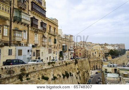 A cityview of La Valetta, Malta