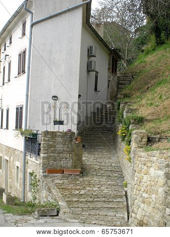 Old Mediterranean stone house in Istria