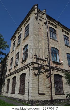 KIEV, UKRAINE - 26 MAY 2014:Historica area of the campus of Polytechnic University. May 26 , 2014 in Kiev, Ukraine 