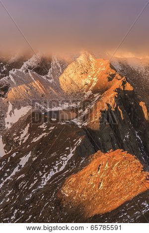 Caltun Lake In Fagaras Mountains