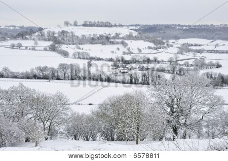 Downham Hill w śniegu
