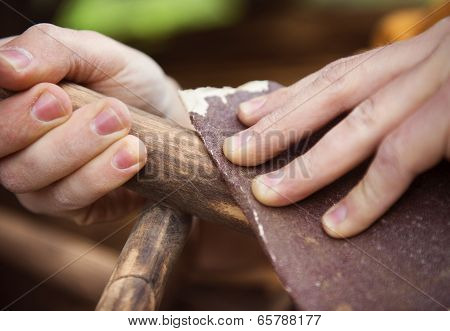 Wooden furniture restoration