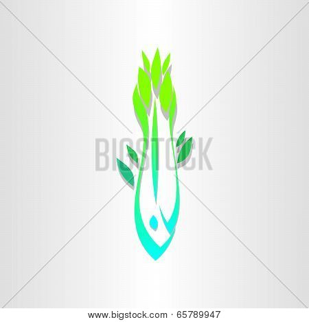Plant Fish Jump In Water.eps