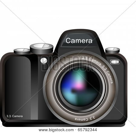 The view of digital camera 