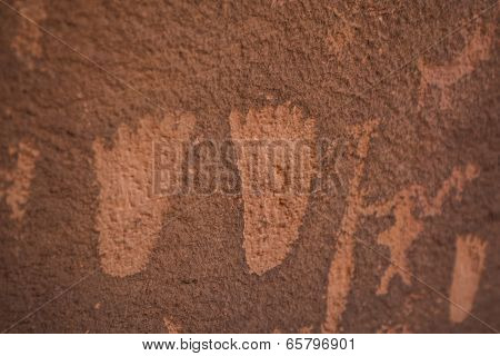 Indian Petroglyphs On Birthing Rock
