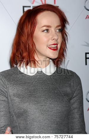 LOS ANGELES - NOV 7:  Jena Malone at the AFI FEST 2014 Young Hollywood Roundtable at the TCL Chinese 6 Theaters on November 7, 2014 in Los Angeles, CA