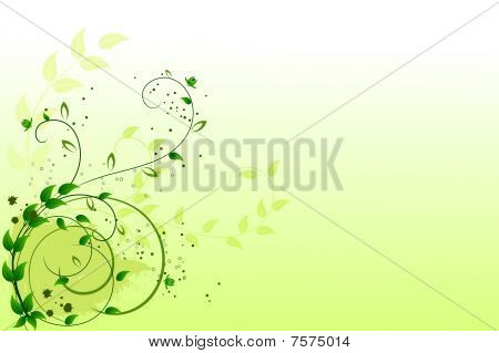 Grunge Flral Hintergrund