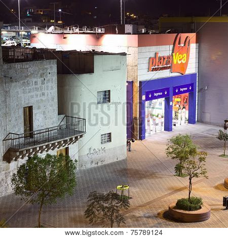 Plaza Vea Supermarket in Arequipa, Peru