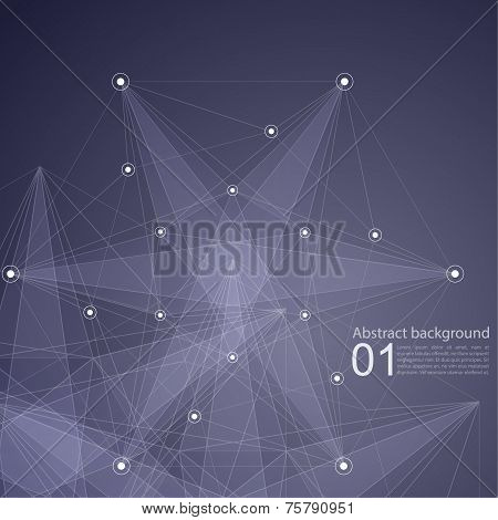 Modern  Abstract  Background With Transparent Mesh