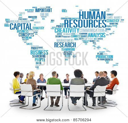 Human Resources Career Jobs Occupation Employment Concept