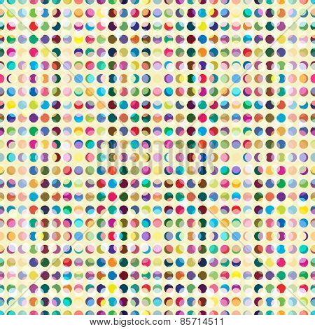 Multicolor abstract bright background with circles. Elements for design. Eps10.