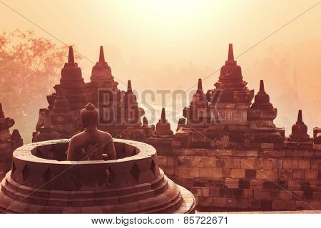 Borobudur Temple,Java, Indonesia.