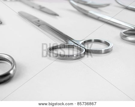 Scissors Arranged In A Pattern