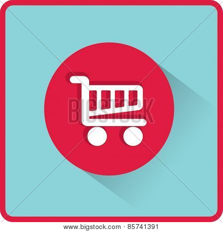 Flat Vector Cart Icon
