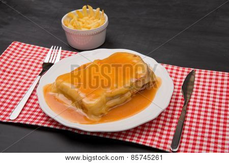 Francesinha And French Fries