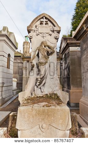 Grave Of Napoleon Henri Reber In Paris