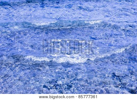 Blue Water Texture.