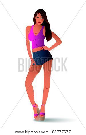Beautiful Woman Posing