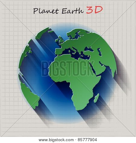 Planet Earth Three Dimensional