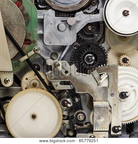 retro video cassette recorder mechanism