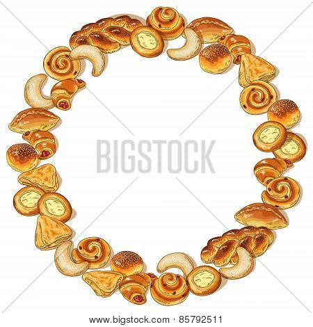 Bakery Round Frame