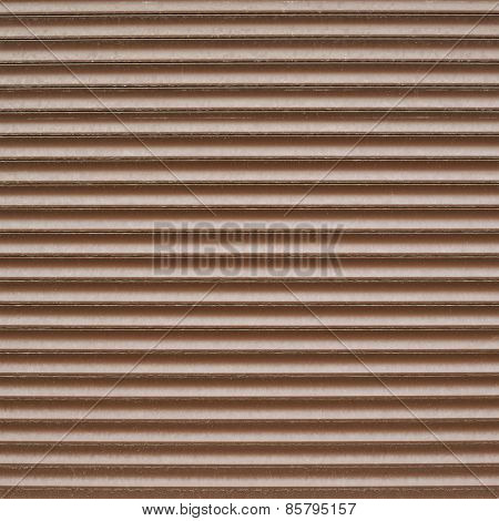 Shopwindow venetian brown plastic blinds
