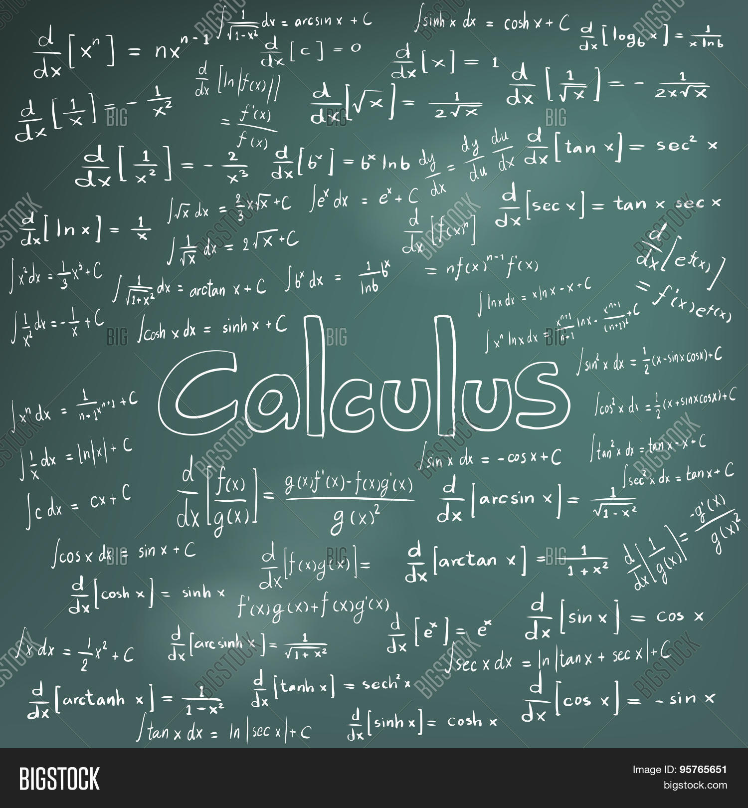 Calculus Law Theory Vector & Photo (Free Trial) | Bigstock