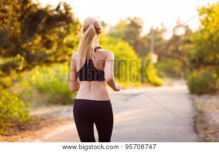 Young Woman Running