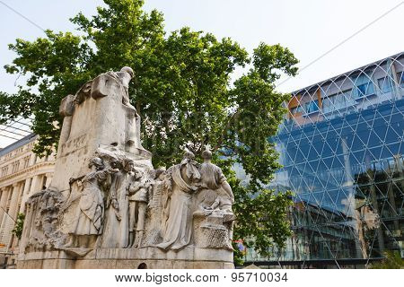 Statue Of Mihaly Vorosmarty