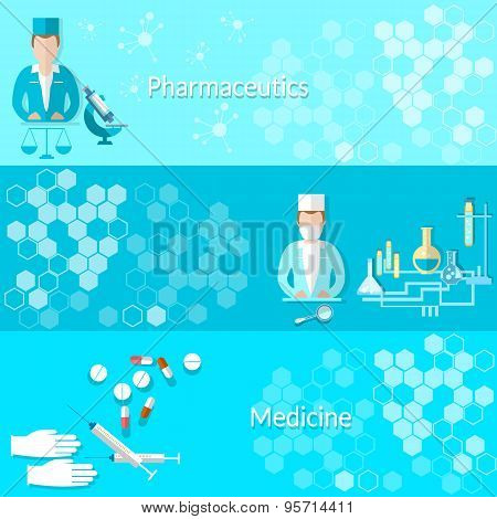 Medicine And Pharmaceuticals: Pills, Doctors, Hospitals, Medicines, Laboratory,syringes