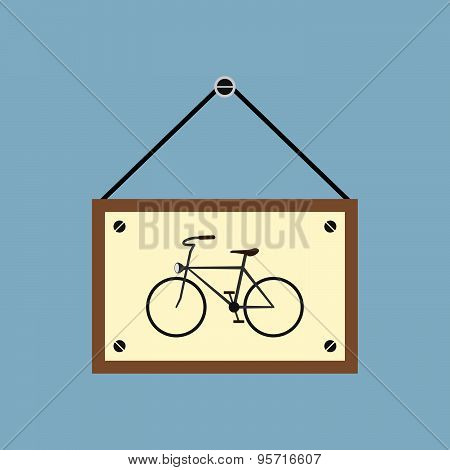 Bicycle Hanging Sign Board