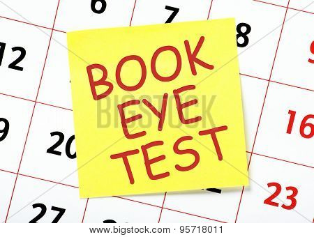 Book Eye Test