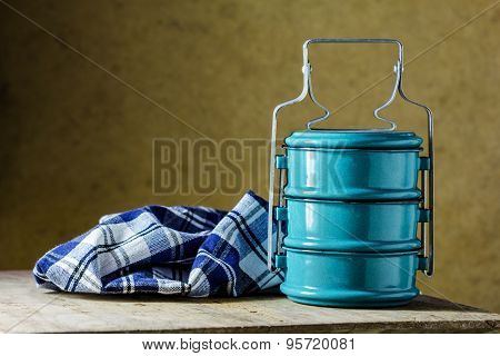 Metal Tiffin Carrier, Thai Food Carrier