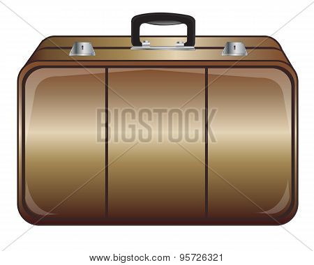Gray valise