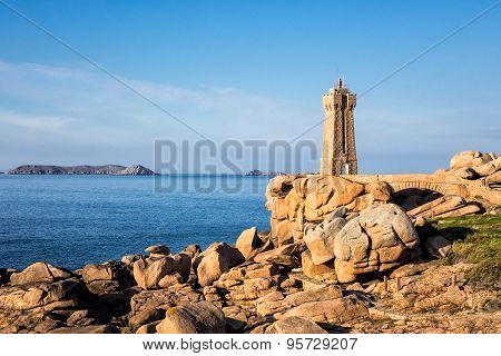 Atlantic Ocean Coast In Brittany
