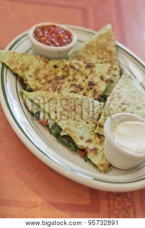 Spinach Quesadilla