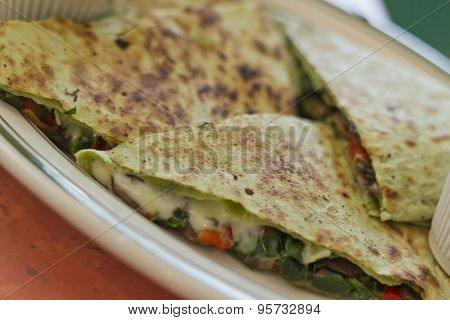 Spinach Quesadilla