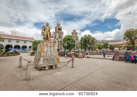 The Monument near Plaza De Armas