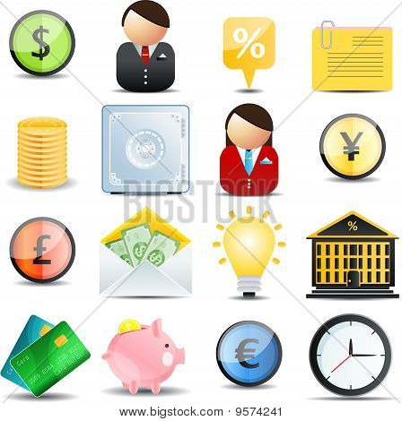 Set d'icônes Finances