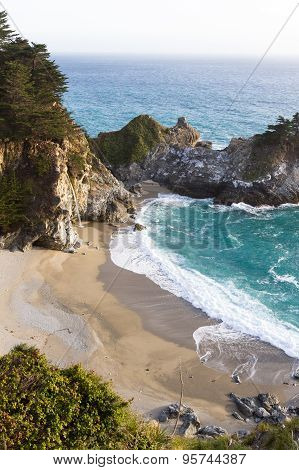 Coastal Waterfall, California