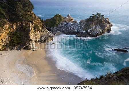Coastal Waterfall, California